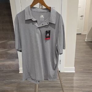 ZeroXposur Men's Light Gray Polo Shirt